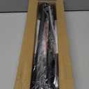 Shower Curtain Rod Adjustable 43-78 inch, 1"Diameter Spring Tension Curtain Rod No Drill, Anti-Rust Non-Slip Shower Rod, Black Shower Curtain Rod for Bathroom Tension