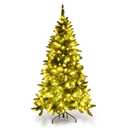5-ft Pre-lit Pencil Artificial Christmas Tree with Clear LED Lights