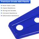 Door Hinge Cover Trim Exterior Accessories for Jeep Wrangler JK JKU Sport Rubicon Sahara X Unlimited 2-Door & 4-Door 2007-2018 (Blue 8PCS)
