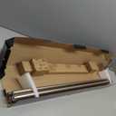 Double Curtain Rod Set:1-1/8 Inch Diameter Luxury Silver Curtain Rods, 72-144 Inches Adjustable Silver Drapery Rod with Crystal-clear Faceted Finials for 1 Pack