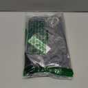 Mini Zip Around Wristlet Keychain Wallet for Women Detachable Dual Pouch Wristlet Portable Phone Coin Purse Coin Pocket (Black+Silver)