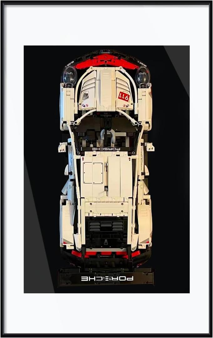 JINMANWU Racing Model Car Display for Model Car Racing Hypercar Model Kit, Adult Collectibles Wall Mount, Home or Office Décor, Model lover's gift.