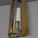 Chrome Shower Curtain Rod Spring Tension 30 to 80 Inch,1 Inch Diameter Adjustable Shower Rods for Bathroom,No Drilling