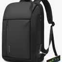 BANGE Travel Backpacks, Overnight Laptop Carry-On Backpack for Airplanes, Waterproof 15.6 inch Laptop Backpack for Men and Women, Black 