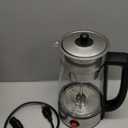 Percolator Coffee Pot Electric Coffee Maker, Brews 2–10 Cups, Auto Keep Warm, Stainless Steel Basket, Borosilicate Glass, Easy-Pour Spout, Cool-Touch Handle