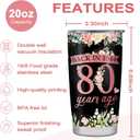 80th Birthday Gifts for Women Tumbler,80th Birthday Gifts Ideas,80th Birthday Decorations,80 Year Old Birthday Gifts for Women,Her,Sister,Friends,1944 Birthday Gifts,Coffee Tumbler 20oz