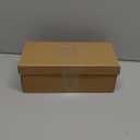 Kitten Flip Flop Thong Low Heels for Women Square Open Toe Slip On Heeled Sandals (6, Black)