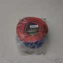 Flexible Race Car Track 15 Ft Starter Set with Suction Cups Compatible with Diecast 1/64th Car for Ages 3 & Up Classic Blue and Red Double Track Long Rolls Up Portable Racetrack