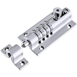 CB2000-CHR Sliding Lock Combination Bolt, Chrome (1PK)