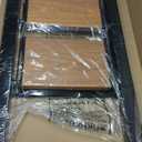 Taranta 3 Step Ladder,Aluminum Lightweight Folding 3 Step Stool with Anti-Slip Wide Pedal, 330lbs Capacity Step Ladder for Household,Kitchen,Office - BlackWoodgrain