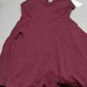 Womens Workout Tennis Dress with Built in Shorts and Bra Athletic Golf Activewear for Exercise (Medium, Burgundy)