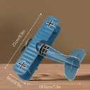 Airplane Decor, Vintage Metal Boy's Room Props Desktop Decoration, Hanging Aircraft Handicrafts for Home, Cafe, Bar, and Office Decor, Christmas Birthday Gifts, Christmas Decorations (Blue)