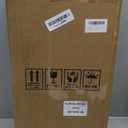 2 Pack Glass Laundry Detergent Dispenser with Stand, Laundry Soap & Fabric Softener Dispenser for Laundry Room Organization and Storage, 76oz Laundry Liquid Containers with Labels, Measuring Cups, White