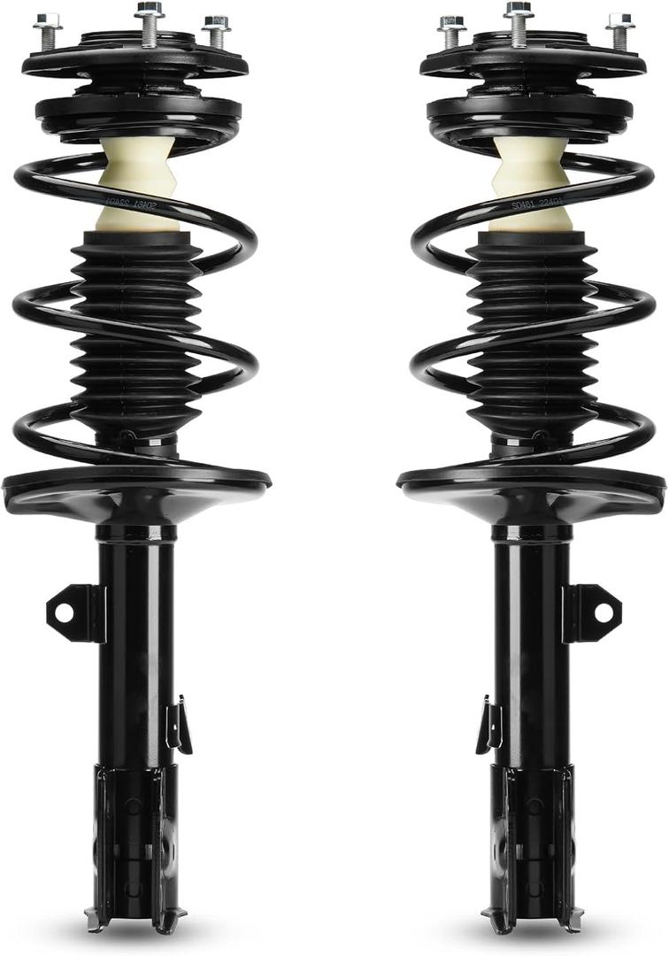Front Quick Struts Shocks Assemblies w/Coil Springs for 2009-2013 Toyota Corolla 1.8L I4, 2011-2013 Toyota Matrix 1.8L L4, 2010 2012 Strut Shock Absorbers Assembly Replace 472598 472597 - [ONLY 1.8L]
