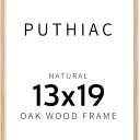 Puthiac 13x19 Oak Wood Picture Frame - 13"x19" Poster Frames for Wall, 13x19 Picture Frames for Wall, 13 x 19 Picture Frames, 13 x 19 Frames for Wall, (1 Pack, Beige)