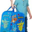 POKEMON Kids Room Collapsible Storage Bin Pop Up Hamper, One Size, (Officially Licensed Product) by Franco