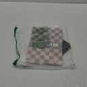 BYCeKe Compatible with MacBook Air 13.6 inch Case 2022-2025 M4 A3240 M3 A3113 M2 A2681,for Mac 13 M4 Checkered Textured Cream Plastic Hard Shell&Keyboard Cover for Mac Air 13.6 Laptop,Checkerd Neutral