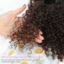 Drawstring Curly Ponytail Extensions for Black Women Pink Mango Protein Silk Fiber Human Hair Soft Feeling Afro Kinky Curly Hair Puff Pony tails Lightweight, Soft Natural Budget for Daily Styles