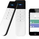 Wireless Zigbee Smart Button, 12 Scene Controller, 4-Way Remote Control Button Switch for Smart Home Devices, Compatible with Tuya, Home Assistant, Homey, Hubitat, Requires Tuya Zigbee Hub