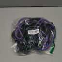 IVY&LANE No Pull Dog Harness for Small Dogs, Dog Vest Harness with Leash, Safety Belt and Storage Strap, Fully Adjustable Harness, 360?Reflective Strip, Soft Handle (Purple, M)