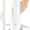 gtalmp Cover Cream Stick, Color Changing Foundation Stick, Skin Matching Cover Cream with Medium to Full Coverage Dewy Finish Base Makeup, Dual-Ended with Detachable Brush (Natural)