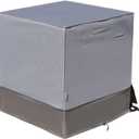 MODERN WAVE - Extra Thick Air Conditioner Cover for Outside Units - Durable Winter, Waterproof Full AC Cover (Oxford, 29"x29"x36")