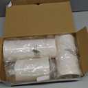 Homemory 6" 8" 10" x 4" Waterproof Outdoor Flameless Candles, Battery Operated Flickering LED Pillar Candles with Remote and Timers for Indoor, Plastic, Ivory White