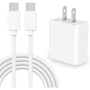 iPhone 17 Charger iPad Fast Charger, 20W USB C Fast Charger Block with Woven 6FT Long USB-C Cable for iPhone 17/Air/16/15, iPad Pro 12.9 inch 11 inch, iPad Air M3 M2 M1, ipad 10th/11th, Mini, Airpods
