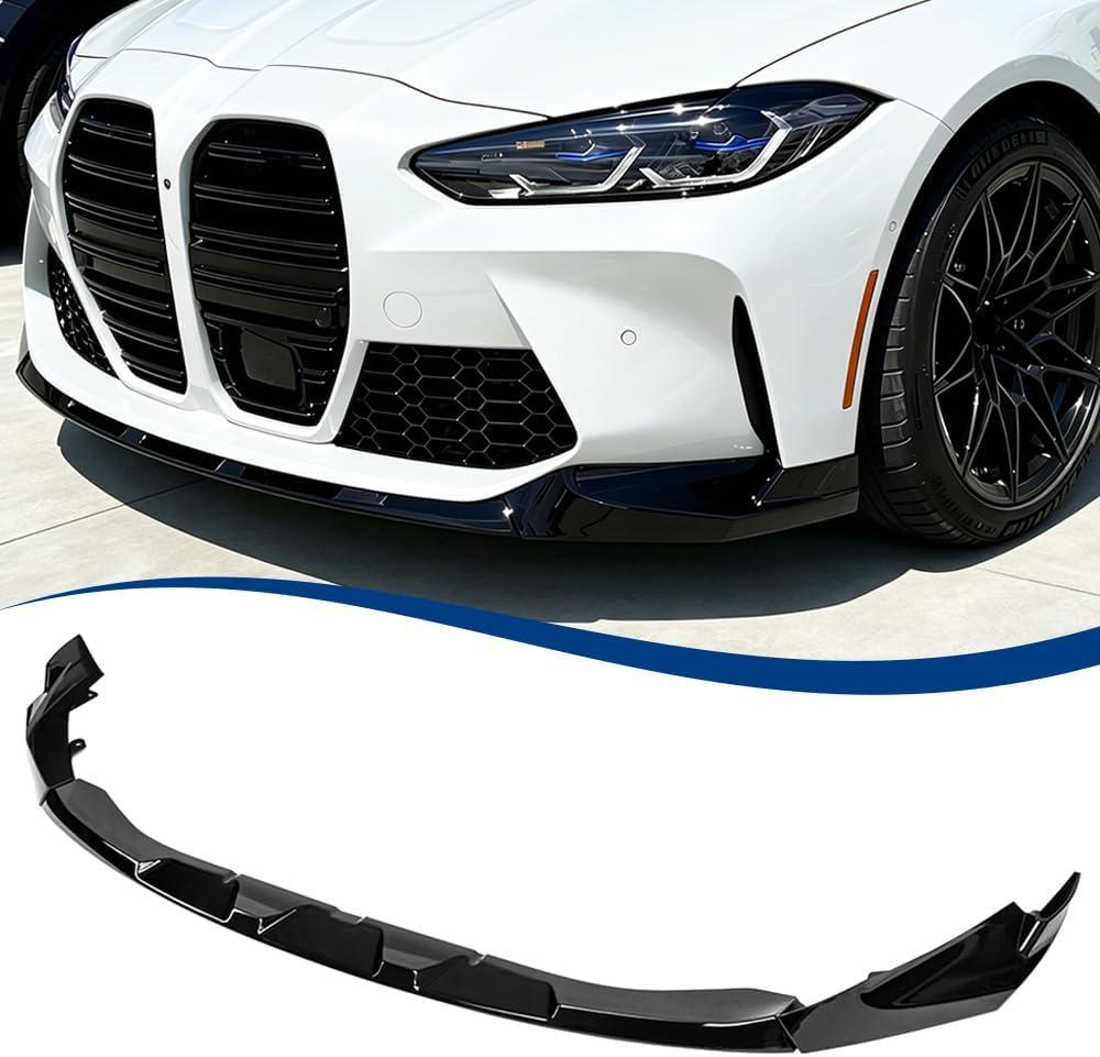 Front Bumper Lip Fits for BMW 2021+ G80 M3 G82 G83 M4 Competition