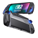 Dockable Case for Nintendo Switch 2 (2025)[7.9 inch] - TPU Grip Protective Cover for Switch New Gen 2025 Console & Joy-Con Controller Accessories - Black