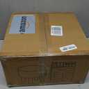 Cpintltr Round Ottoman Natural Seagrass Footstool Hand Weave Water Hyacinth Poufs Eco Friendly Sofa Foot Stool Soft Step Stool Padded Foot Rest with Pine Legs for Living Room (Natural)