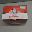 4ft Christmas Inflatables Outdoor Decorations, Cute Blow up Ornament Balls Large Inflatable Christmas Balls with Rotating Red LED, Outdoor Jumbo Ornament for Yard Lawn HolidayRed Merrychristmas