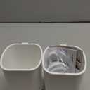 LEVERLOC Powerful Suction Toothbrush Holder, Removable Drill-Free Wall Shower Holder for Toothbrush, Toothpaste, Razor, Self-draining Suction Cup in Shower, Kitchen Tableware Organizer, White, 2 Pack