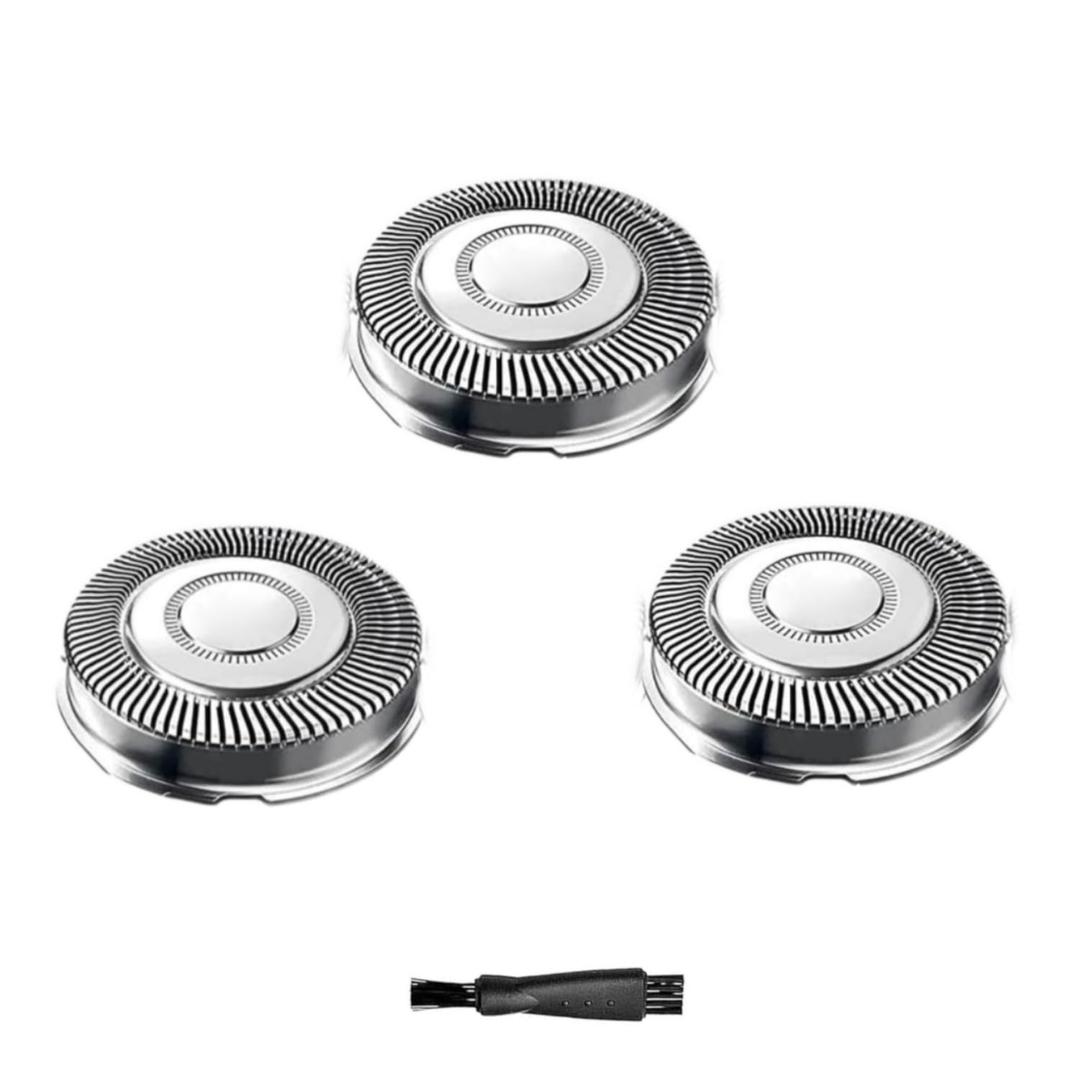 [3 Pack]SH71/52 Replacement Heads Compatible with Philips Norelco Series 7000,New Upgraded SH70/71 Compatibility Double Blades for norelco 7000 Replacement Heads