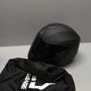 TRIANGLE Motorcycle Helmets Full Face Motorcycle Helmet for Men & Women with Tinted and Clear Visor Meet Dot Approved (Large, Matte Black)