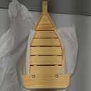 Kichgather 14.5 Wooden Sushi Serving Tray Boat Plate for Restaurant or Home