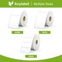 Compatible 4" x 6" Direct Thermal Label Replacement for DYMO 1744907 Postage Address Shipping Compatible with Dymo 4XL, Rollo & Zebra Printer Permanent Adhesive (6 Rolls, 220 Labels/Roll)