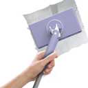 Portable Mini Surface Cleaner with 10 Count Dry Refills, 360 Rotating Cleaning Tool for All-Round Cleaning, Dry & Wet Duster for Window, Kitchen Cabinet, Mirror, Furniture (mini 28inch)