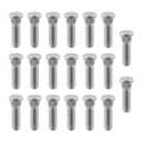 AUTOKAY Wheel Lug Stud 90942-02049 20Pcs for Toyota 4Runner Scion tC for Lexus GX460 GX470 for Nova Prizm CT200h ES250 ES300 ES330 GS400 GS430 IS300 RX300 for RX400h Vibe iM iQ tC xA xD Avalon Camry