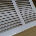 Return Air Grille, 8 X 30, White, Steel