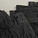 MANZI Shiny Pantyhose for Women 2 Pairs Shimmer Sheer Tights Ultra Silky (Small-Medium, Black/Natural Nude)