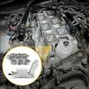 Upgraded Full Aluminum Engine Lower Intake Manifold with Gasket Engine Oil Filter Housing with Oil Cooler Sensors and Gaskets Compatible with Dodge Charger Challenger Journey Jeep Wrangler