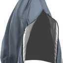 RVIFY Garden Swing Cover for Outdoor Garden Hanging Chair, Protective Cover with Zip for Hanging Chair and Egg Seat, Outdoor Swing Cover (Grey, 230 x 200 x 1 cm)