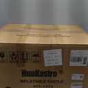 HuaKastro Bounce House for Kids 3-8 with Slide and Ballpit for Indoor Outdoor Play, 5 in 1 Backyard Jumping Castle W/Climbing Wall, (Water) Slide, Pool & Water Cannon for Kids Parties - with Blower