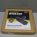 KAYCENTOP Universal Hitch Step 2 Inch Receiver, Anti Slip Tow Bumper Step Guard, Black Tow Hitch Steps for Pickup Truck Car SUV with Pin, Weight Capacity 600 LBS