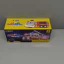 JOYIN LED Fire Truck Toy for Toddlers - LED Projections & Sirens, Bump and Go Fire Engine Trucks with Mode Switch & Volume Control, Kids Firetruck, Boy Toys, Christmas Birthday Gifts for Grandkids