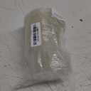 TOSSWARE NATURAL Flat Lid With Straw Slot Set of 50 - Plant Based 96mm Lids for Cold Cups - Plastic Alternative Straw Lids - Clear Flat Lids - Fits 10, 12, 16, 20 & 24oz Cups