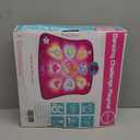 SUNLIN Dance Mat - Rhythm Step Play Mat - Dance Game Toy Pad with LED Lights, Gift for Kids Girls 3-12, Adjustable Volume, Built-in Music, 3 Challenge Levels (Pink)