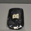 Graduation Gifts for Him - Crossbody Bag for Men, Sling Bag / Waist Pack for Travel & Sports, Initial White L, Black