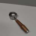 Bottomless Portafilter 54mm Walnut for Breville Barista Express, Pro, Touch, Bambino Plus | Premium Naked Portafilter | Fits BES870XL, BES878, BES880 | Includes 18–21g Filter Basket